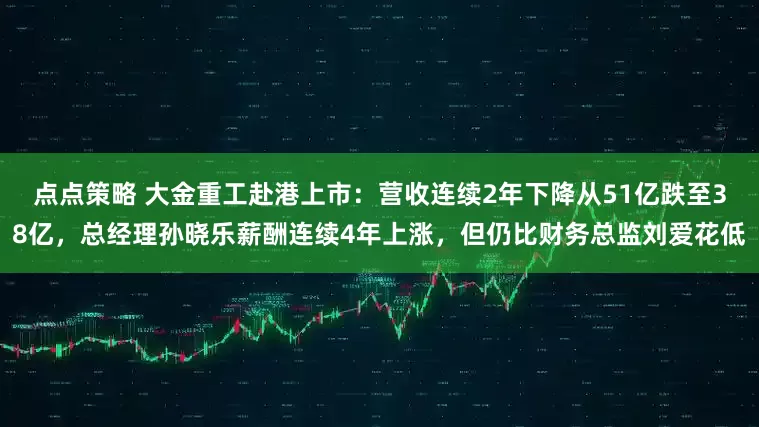 点点策略 大金重工赴港上市:营收连续2年下降从51亿跌至38亿,总经理孙晓乐薪酬连续4年上涨,但仍比财务总监刘爱花低